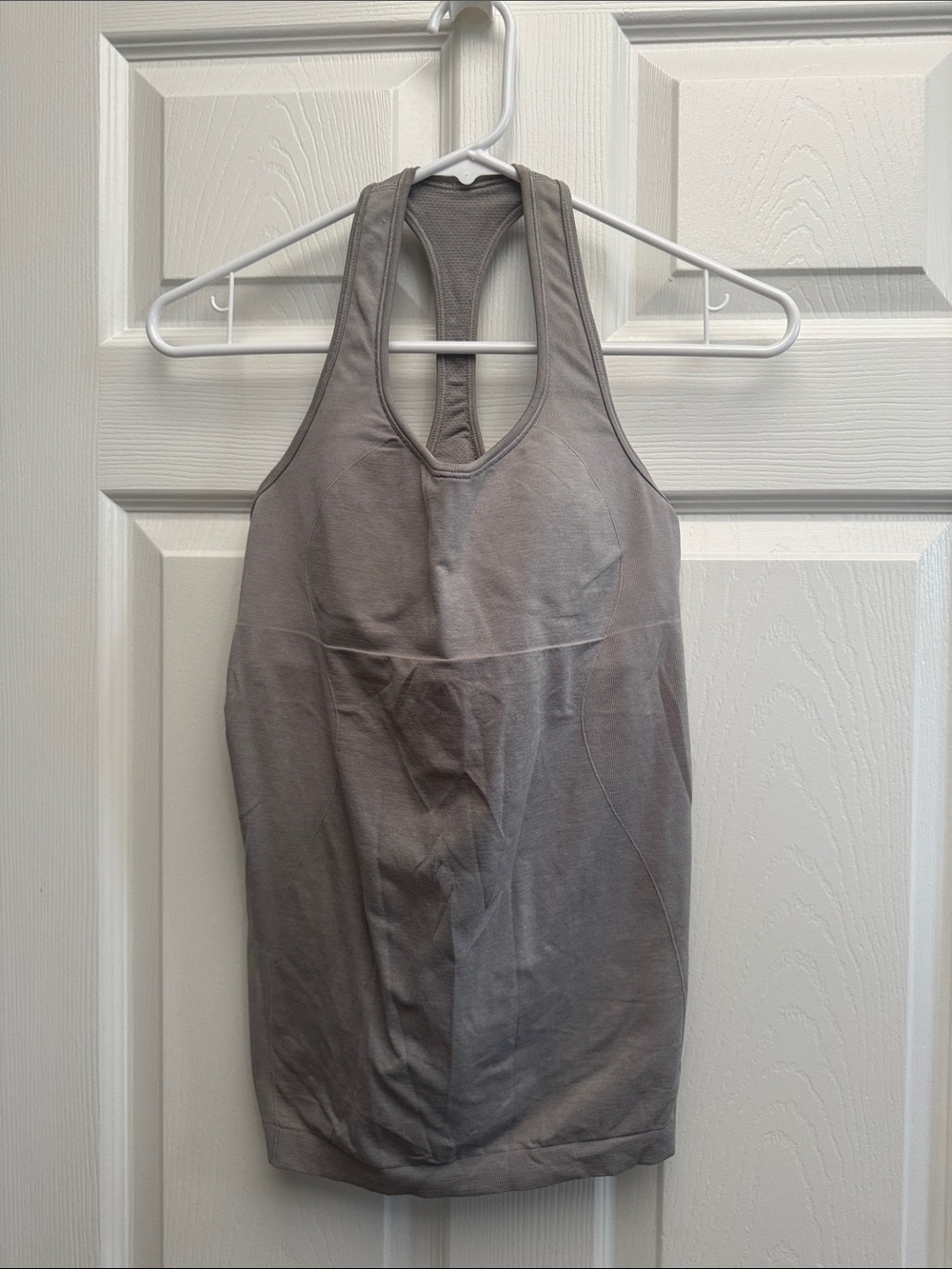 lululemon athletica Gray Racerback Tank Top